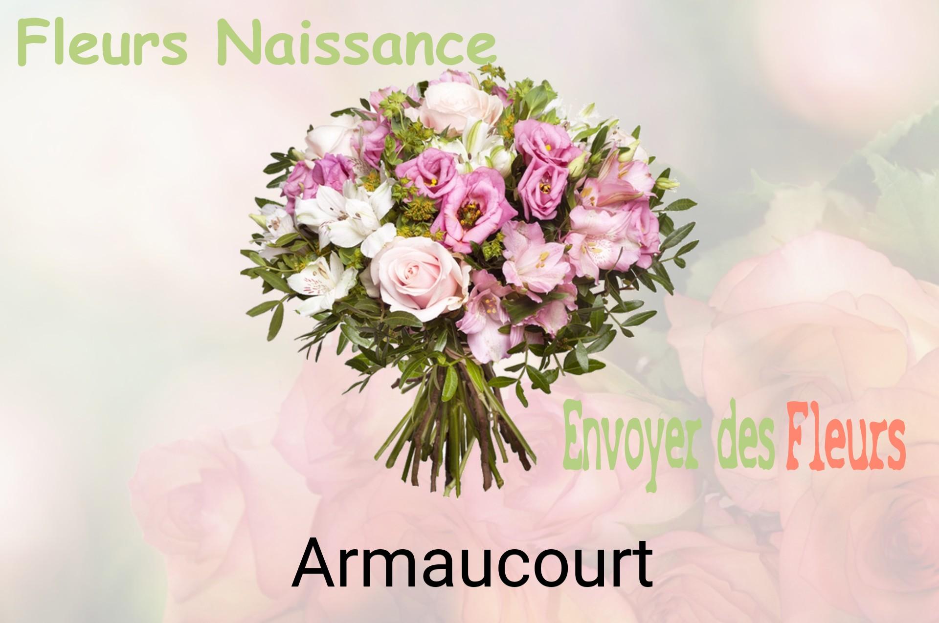 Bouquet de fleurs de naissance livré à Armaucourt